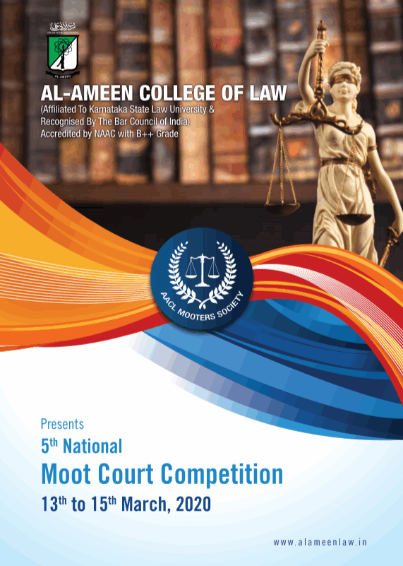 Al Ameen College Of Law Th National Moot Court Competition