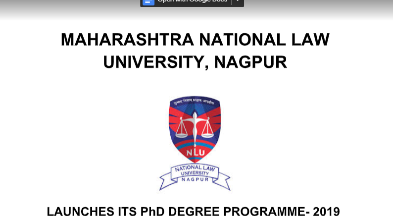 phd courses in nagpur university