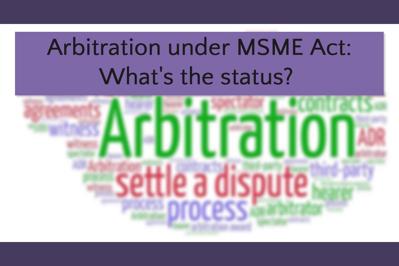 Why Section 34 (A&C Act) Challenge is Not Efficacious for MSME