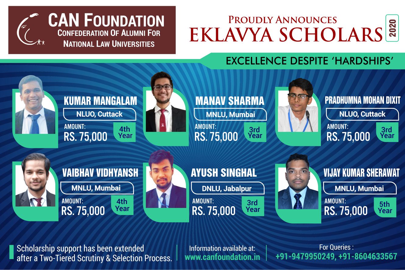 Eklavya 2020 | CAN Foundation Announces Scholarship Support Of 25 Lakhs ...