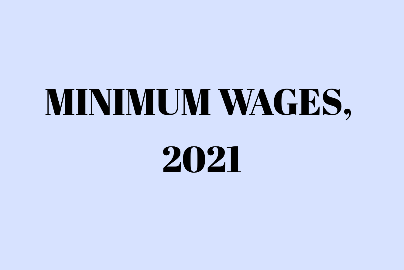 Labour Law Minimum Wages 2021 Around The World Scc Blog