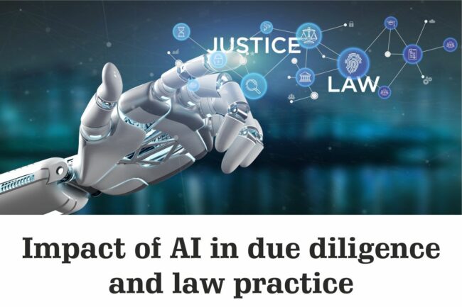 Impact of AI in due diligence and law practice | SCC Times