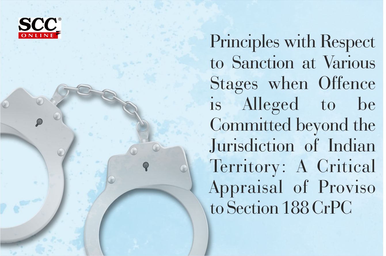 Principles With Respect To Sanction At Various Stages When Offence Is ...