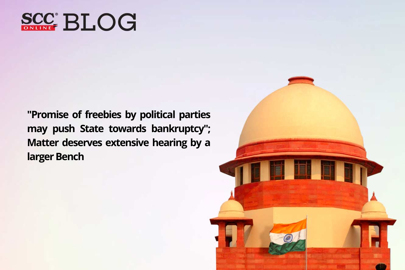 "Promise Of Freebies By Political Parties May Push State Towards ...