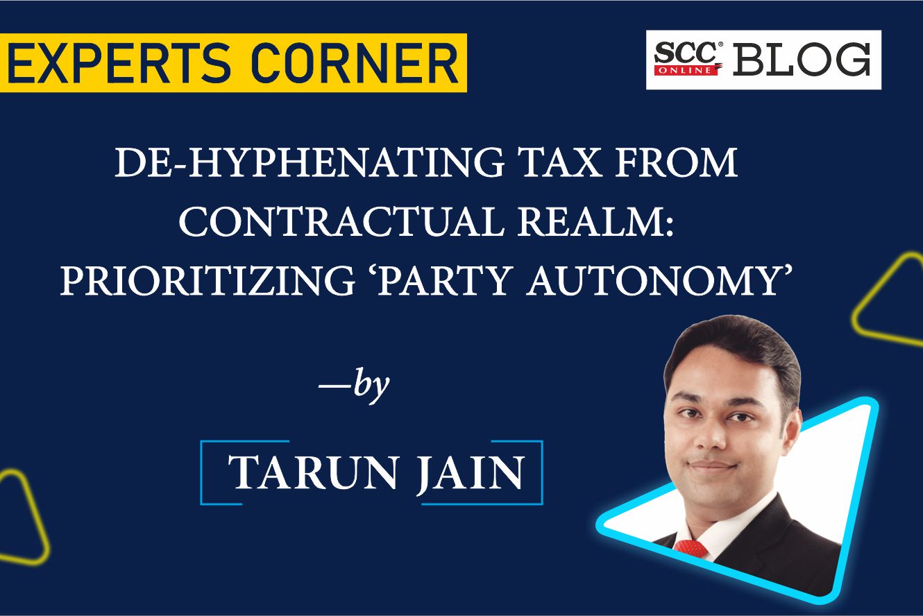 Dehyphenating Tax from Contractual Realm: Prioritising 