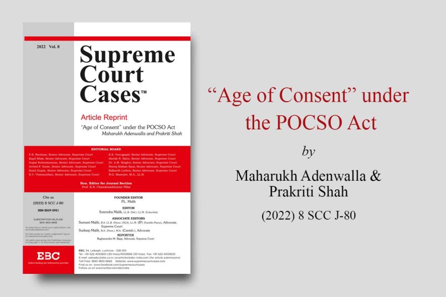 886px x 590px - Age of Consentâ€ Under the POCSO Act | SCC Blog