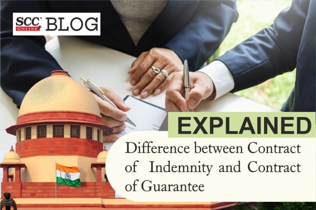 Explained| Difference Between Contract Of Indemnity And Contract Of ...