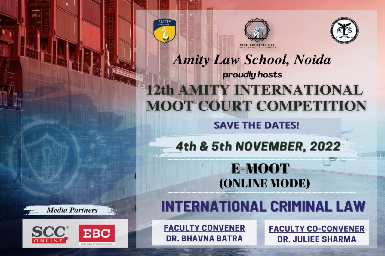 Live Updates | 12th Amity International Moot Court Competition, 2022 | SCC  Blog