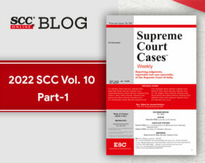 2022 SCC Vol. 10 Part 1