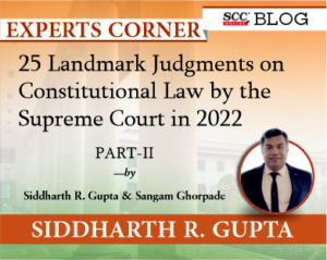 Landmark Judgments on Constitutional Law