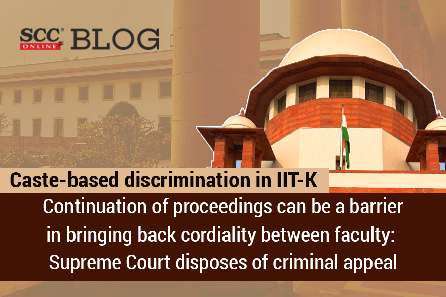 Caste-based Discrimination In IIT-K| Continuation Of Proceedings Can Be ...