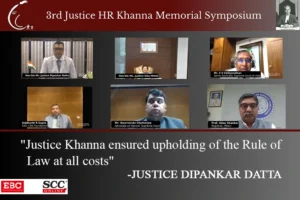 3rd justice hr khanna memorial national symposium