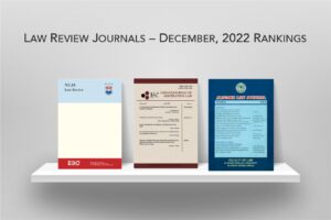 SCC Online Law Review Rankings December 22