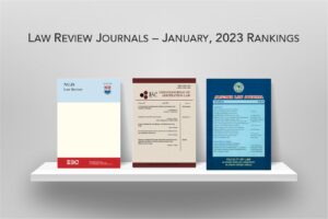 SCC Online Law Review Rankings January 23