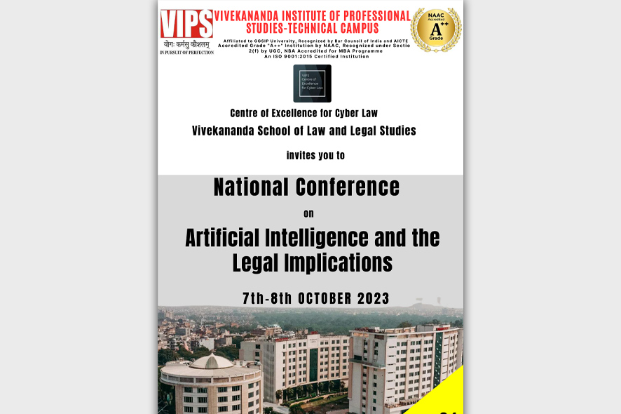 Call for Papers Two days National Conference on "Artificial Intelligence and the Legal