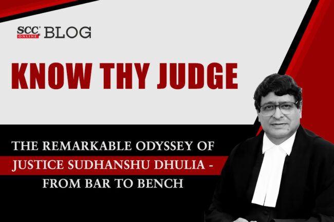 Justice Sudhanshu Dhulia - One Of The Two Judges To Be Elevated From ...