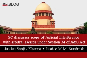 judicial interference with arbitral awards