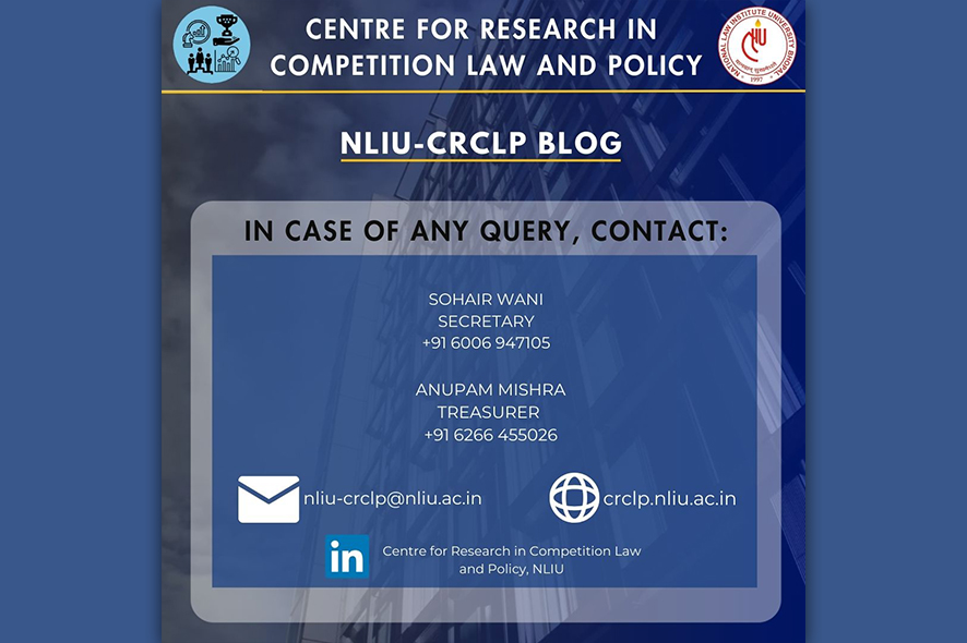 Call for Blogs | CRCLP-NLIU of Competition Law | SCC Times