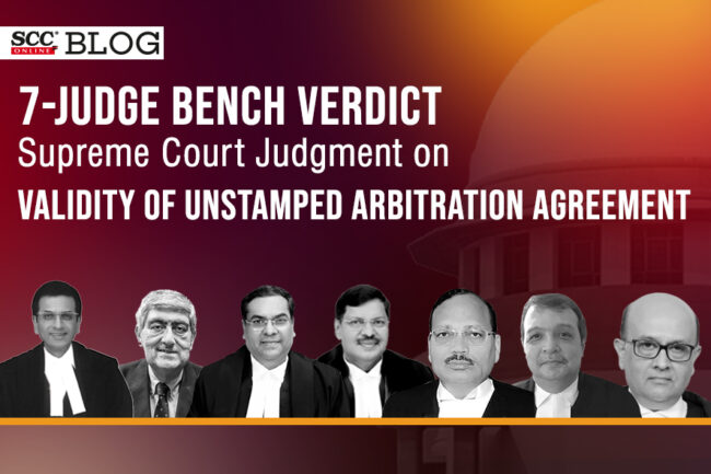 7-Judge Bench Verdict Supreme Court Judgment On Validity Of Unstamped ...