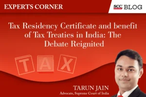 Tax Residency Certificate