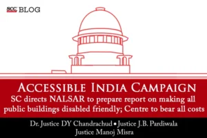 Disabled friendly public buildings