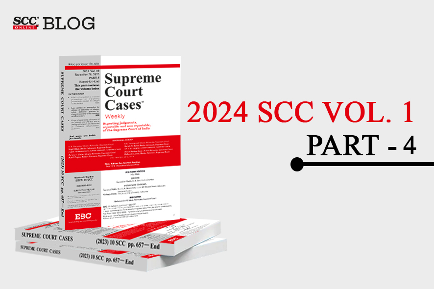 2024 SCC Vol. 1 Part 4 SCC Times