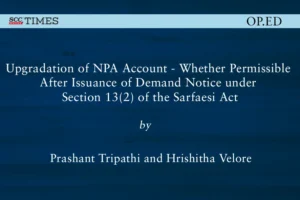 Upgradation of NPA Account