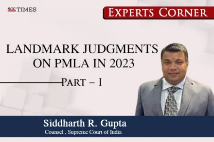 Judgments on PMLA