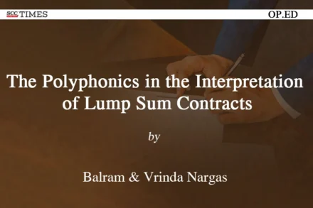The Polyphonics in the Interpretation of Lump Sum Contracts