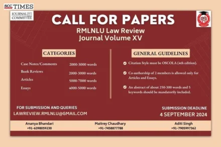 RMLNLU Law Review