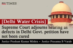 Delhi Water Crisis