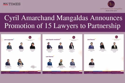 Cyril Amarchand Mangaldas Announces Promotion