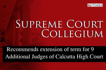 Additional Judges extension of term