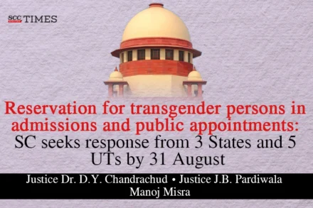Reservation for transgender persons