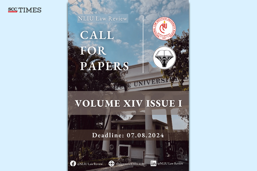 Call For Papers | NLIU Law Review [Volume XIV Issue I] | SCC Times