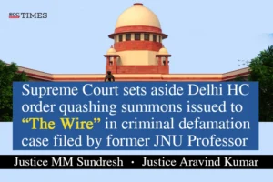 JNU Professor criminal defamation