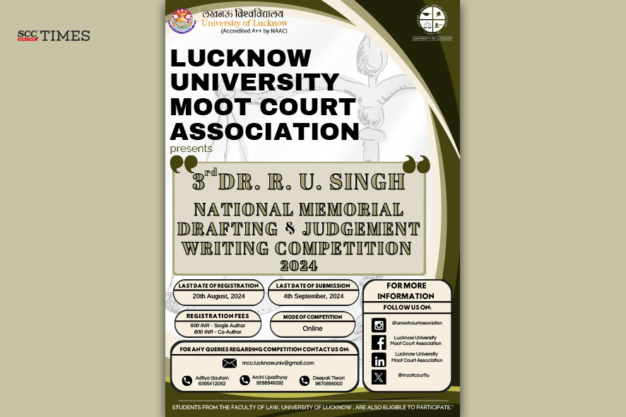 3rd National RU Singh Online Memorandum and Judgment Writing Competition, 2024