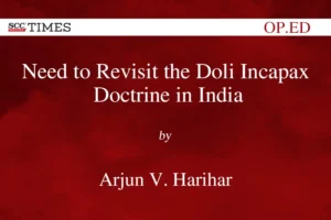 Doli Incapax Doctrine in India