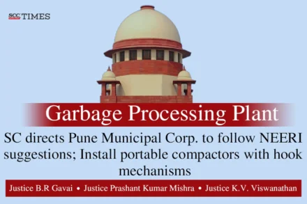 Garbage Processing Plant Pune Municipal Corporation