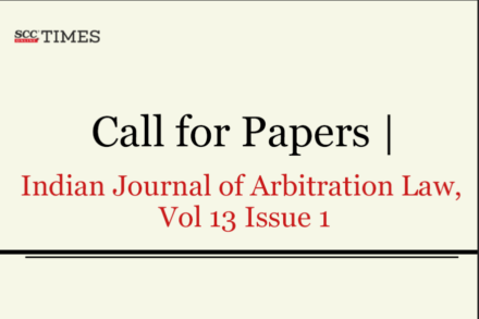 Indian Journal of Arbitration Law