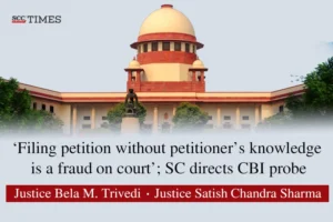 petition without petitioner knowledge