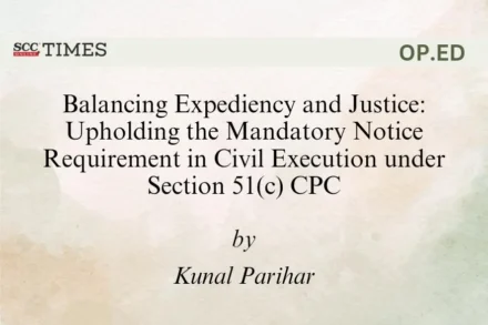 Balancing Expediency and Justice