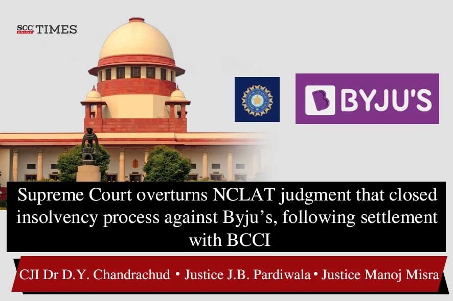 Insolvency Process against BYJU