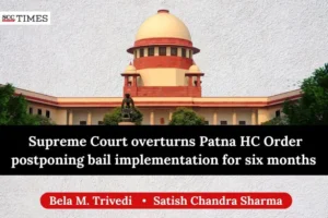 Order postponing bail implementation