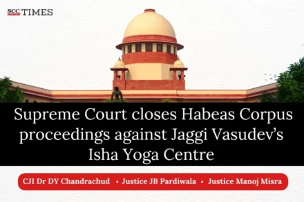 habeas corpus petition Isha Yoga Centre