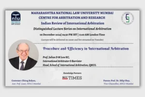 Distinguished Lecture on International Arbitration