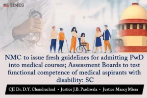 Guidelines for admission of PwD in medical courses