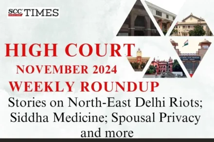 High Court November 2024 Weekly Roundup