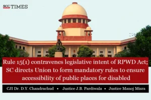 Mandatory rules of RPWD Act