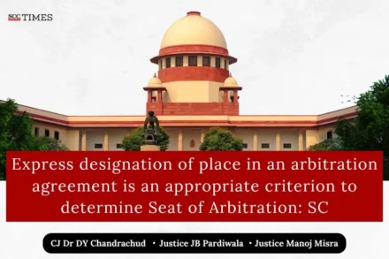 Seat of Arbitration